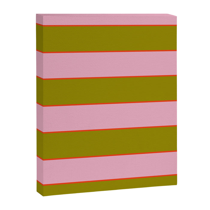 Abstration_GEOMETRIC_RIBBON_STRIPE_LINE_GIFT_LOVE_POP_0930 Canvas Print Gallery Image 1