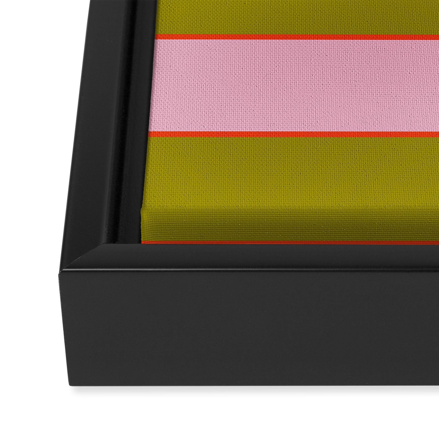 Abstration_GEOMETRIC_RIBBON_STRIPE_LINE_GIFT_LOVE_POP_0930 Framed Canvas Print Gallery Image 3