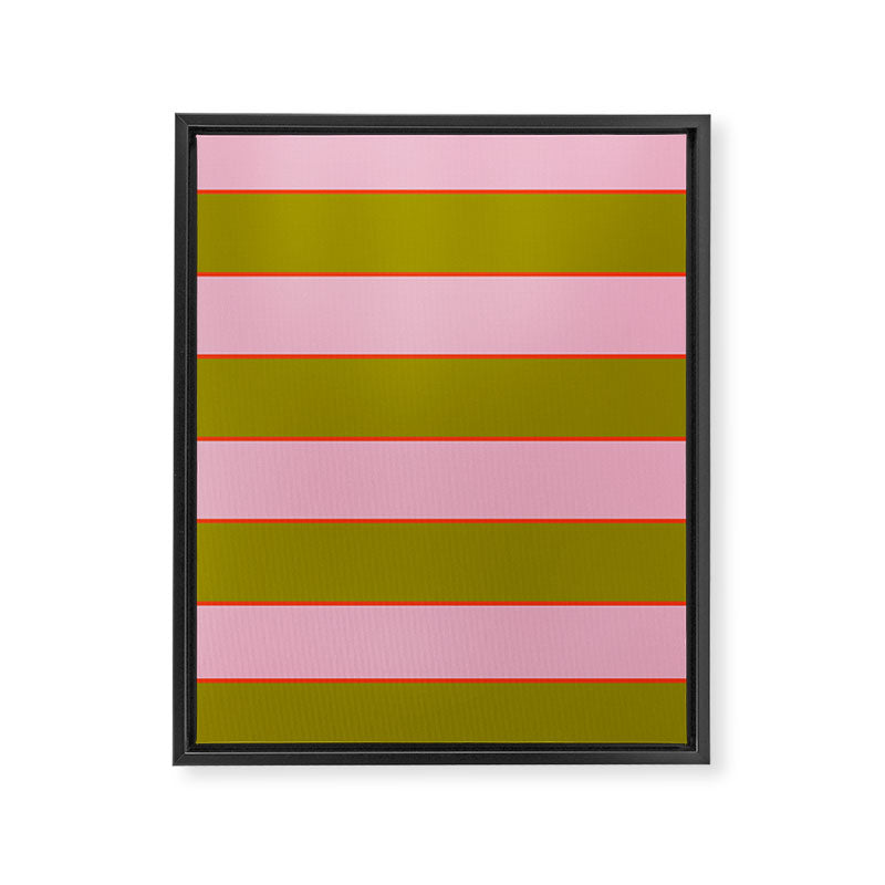 Abstration_GEOMETRIC_RIBBON_STRIPE_LINE_GIFT_LOVE_POP_0930 Framed Canvas Print Gallery Image 8