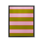 Abstration_GEOMETRIC_RIBBON_STRIPE_LINE_GIFT_LOVE_POP_0930 Framed Canvas Print Gallery Image 8