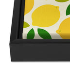 Lemon Framed Canvas Print Gallery Image 3