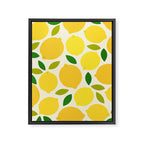 Lemon Framed Canvas Print Gallery Image 8