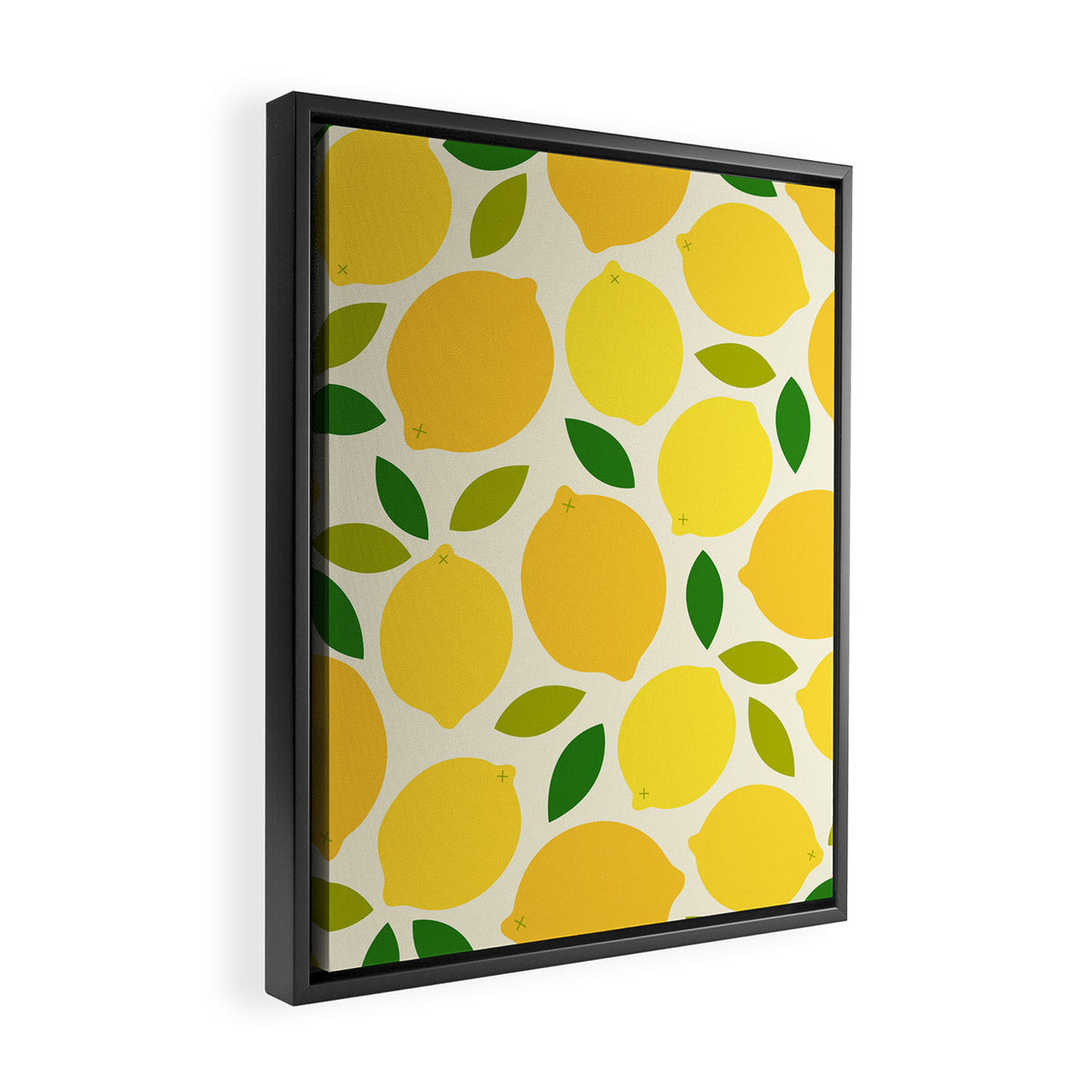Lemon Framed Canvas Print Gallery Image 2