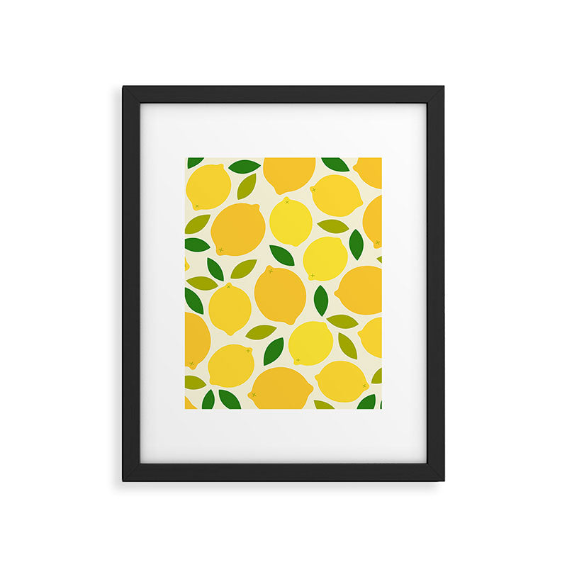 Lemon Framed Art Print Gallery Image 6