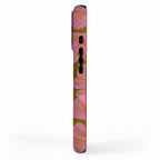 Pink Ginkgo Leaf Pattern iPhone Case Gallery Image 2
