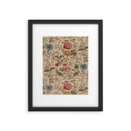 Antique Swirling Floral Chintz  Framed Art Print Gallery Image 5