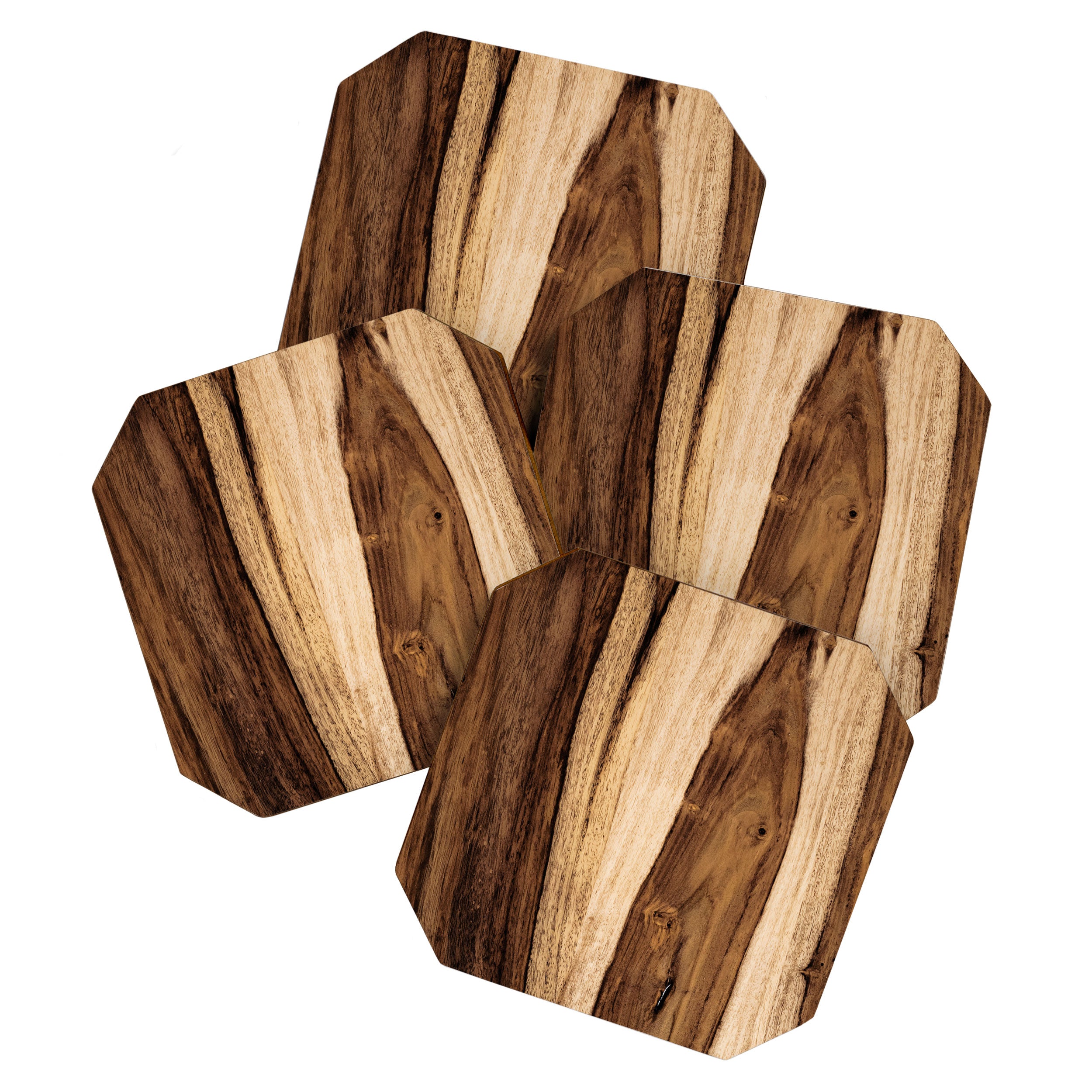 Sheesham Wood Grain Texture, Close Up Coaster Gallery Image 1