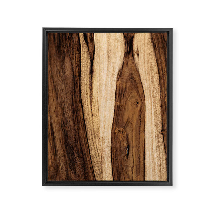 Sheesham Wood Grain Texture, Close Up Framed Canvas Print Gallery Image 1