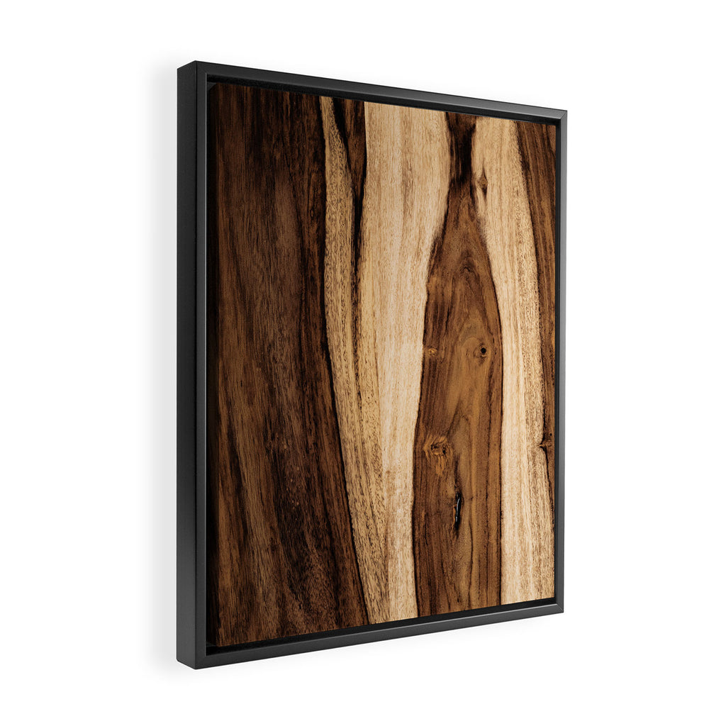 Sheesham Wood Grain Texture, Close Up Framed Canvas Print Gallery Image 2