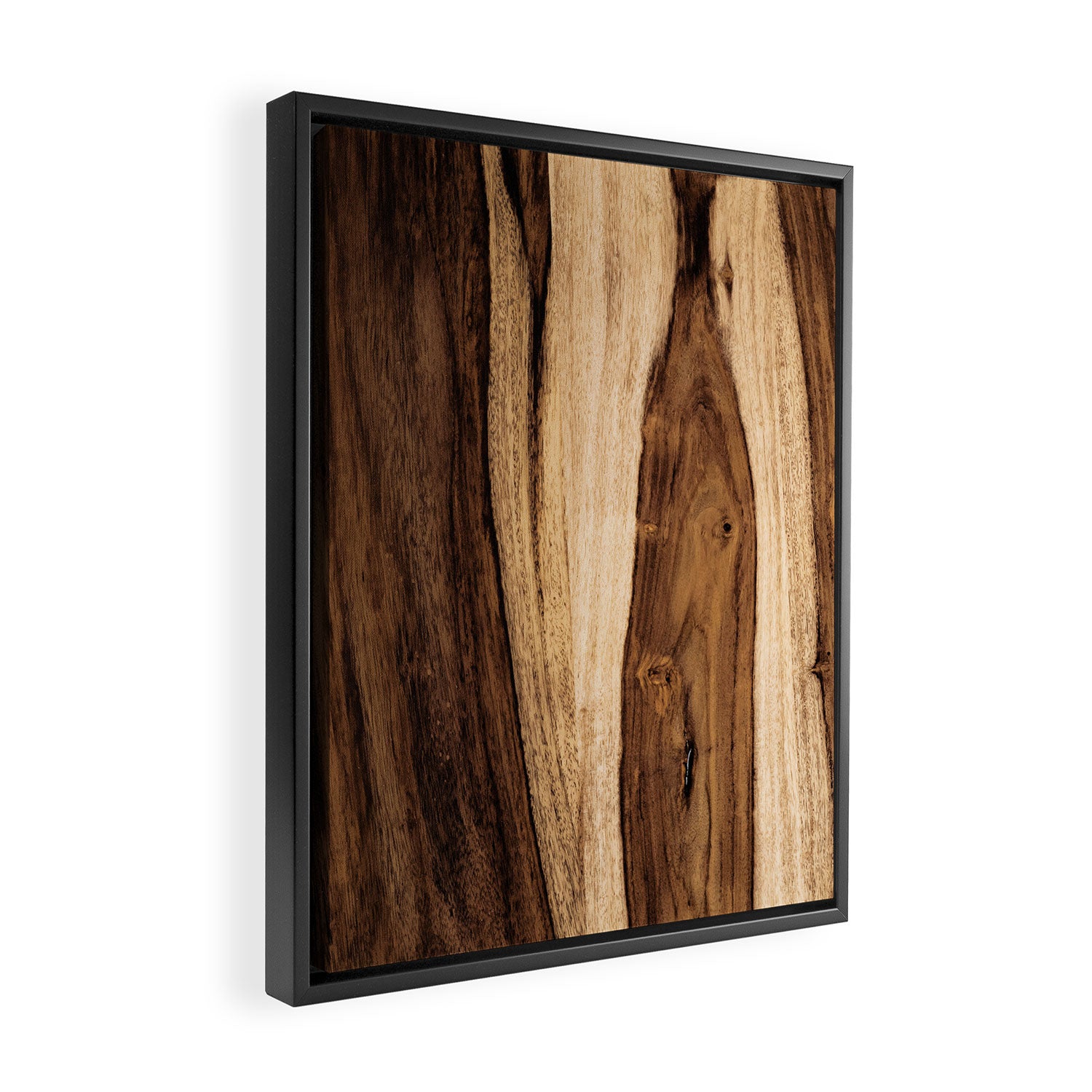 Sheesham Wood Grain Texture, Close Up Framed Canvas Print Gallery Image 2