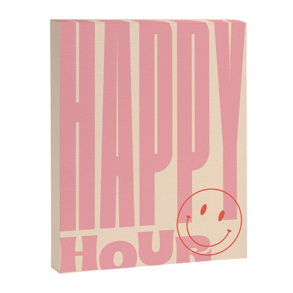 Happy Hour Pink Canvas Print Gallery Image 6