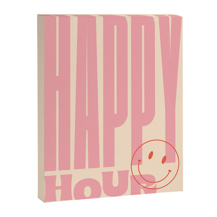 Happy Hour Pink Canvas Print Gallery Image 1