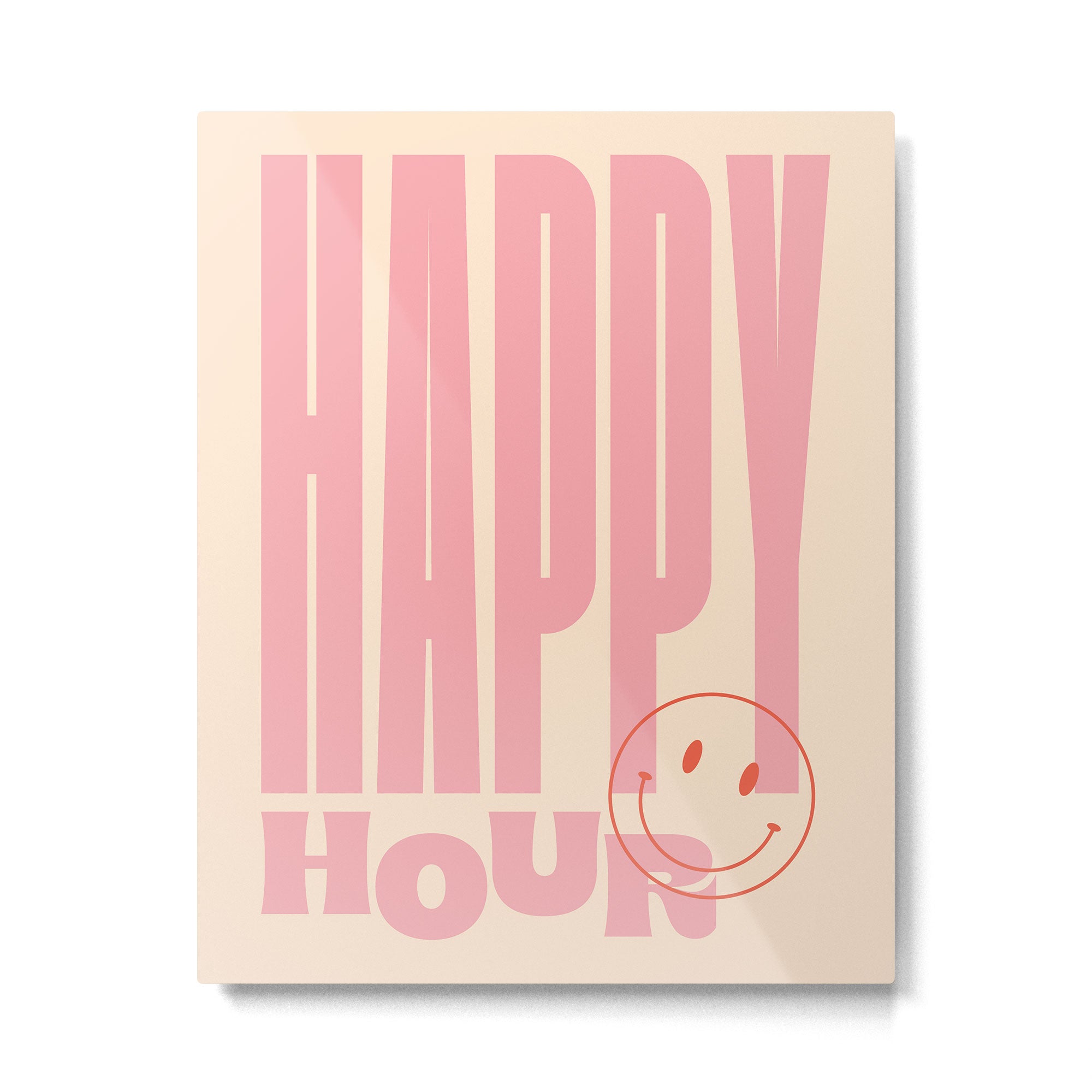 Happy Hour Pink Metal Print Gallery Image 4