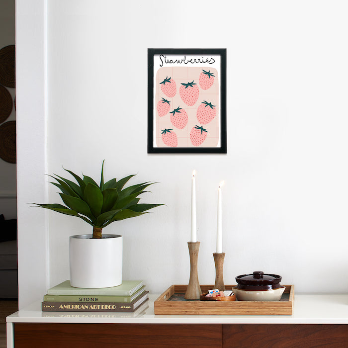 Fresas Framed Poster