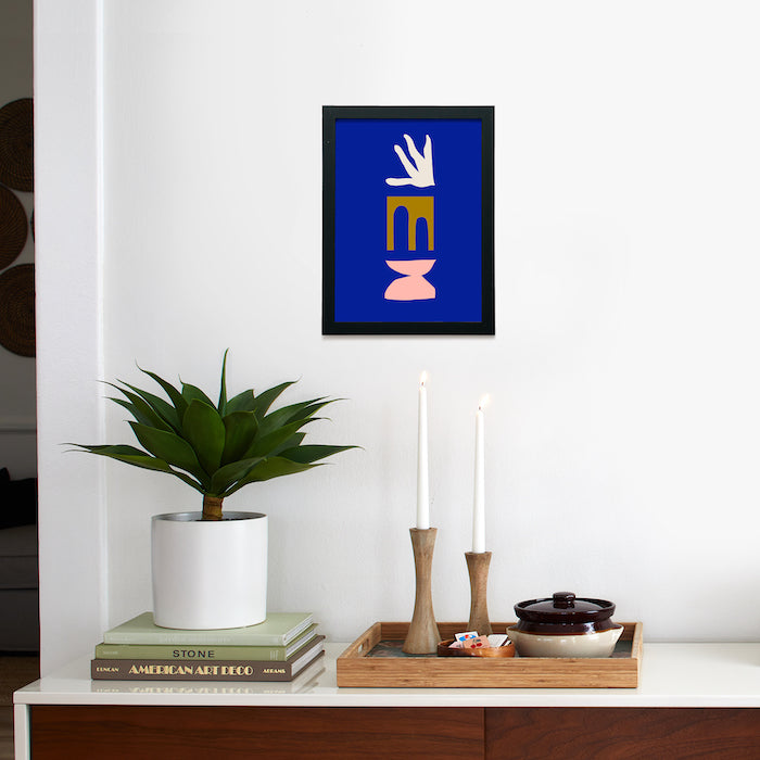 Mediterranean Villa Framed Poster