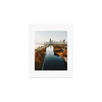 chicago aerial view Art Print Gallery Image 1
