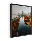 chicago aerial view Framed Canvas Print Gallery Image 2