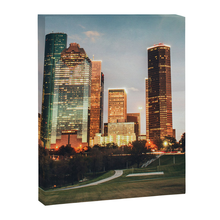 houston skyline Canvas Print Gallery Image 1