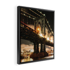 manhattan bridge Framed Canvas Print Gallery Image 2