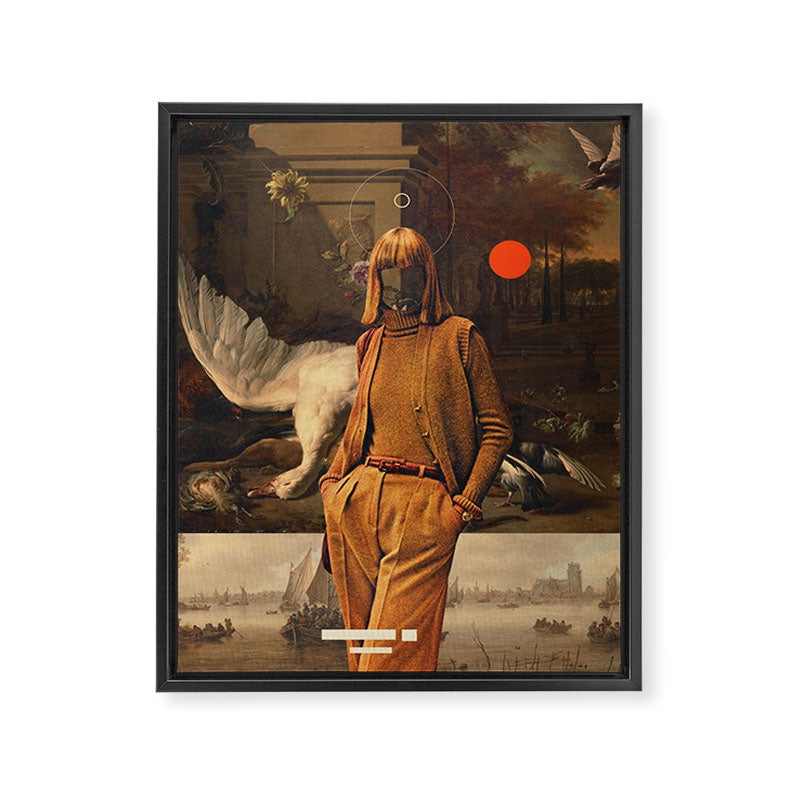 1917 - Annie Retro Collection  Framed Canvas Print Gallery Image 6
