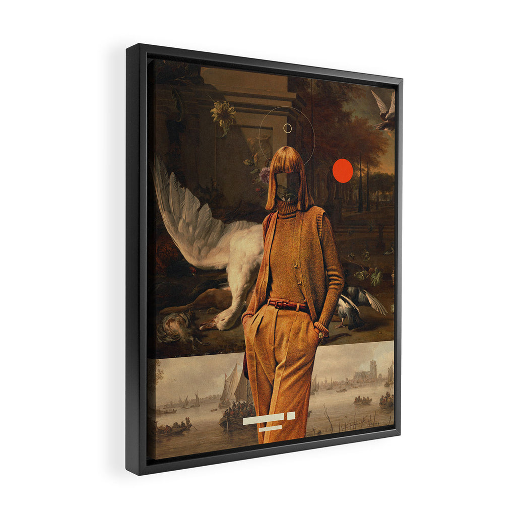 1917 - Annie Retro Collection  Framed Canvas Print Gallery Image 2