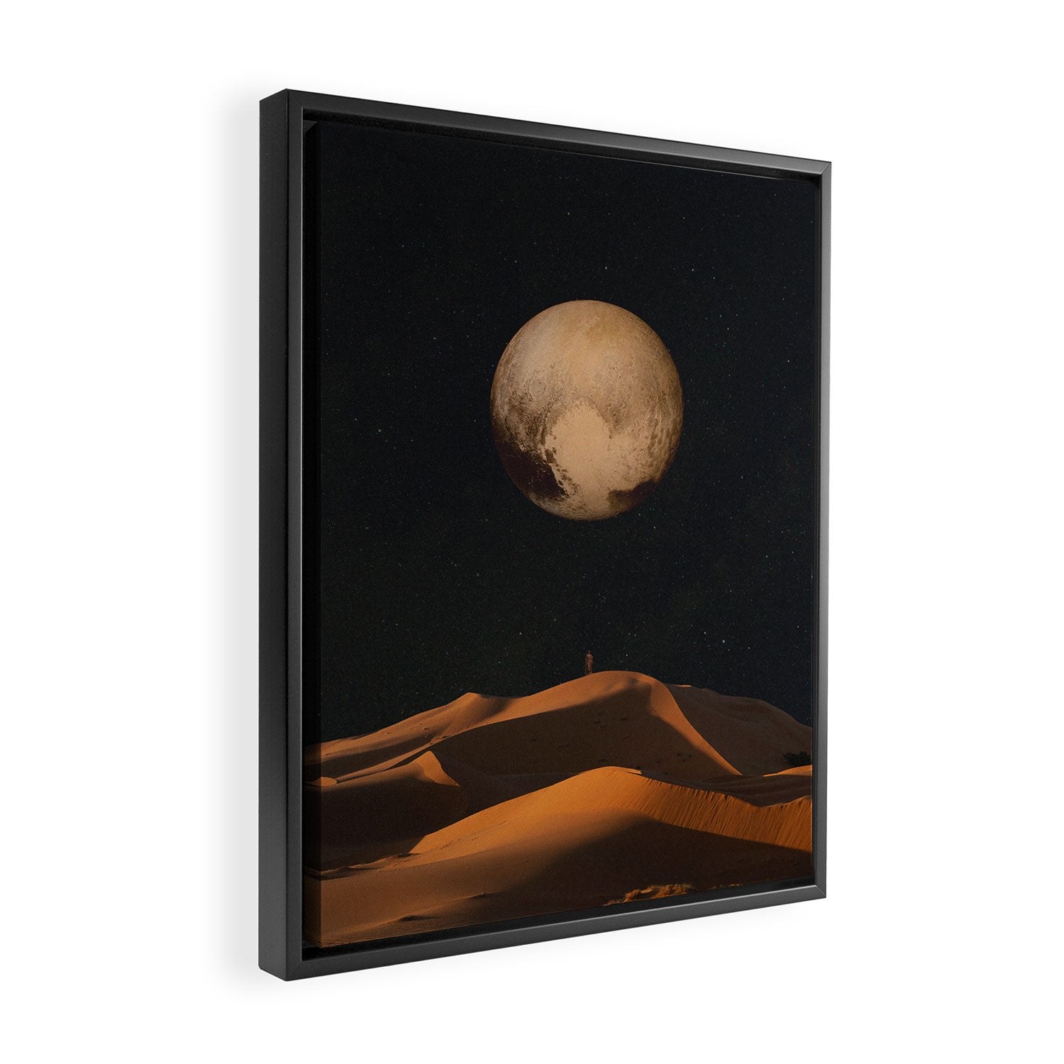 a Golden space glimpse Framed Canvas Print Gallery Image 2