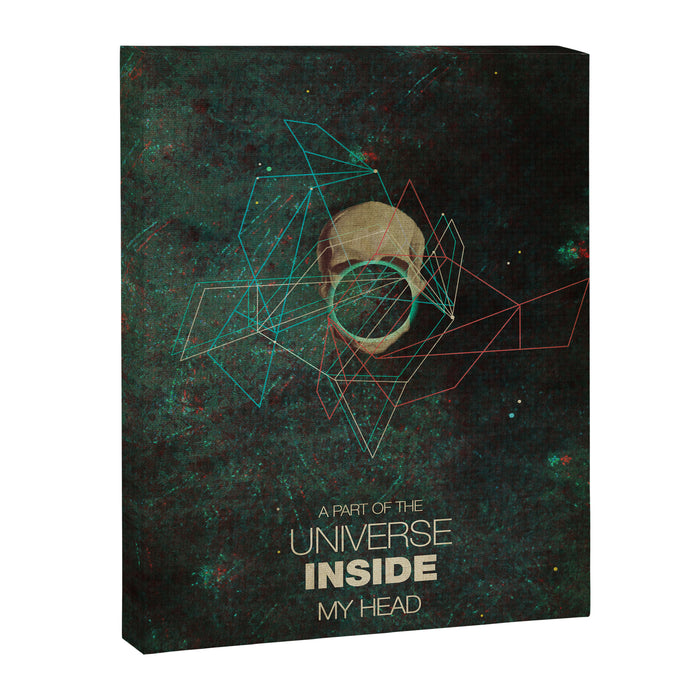 A Part Of The Universe Inside My Head Canvas Print Gallery Image 1