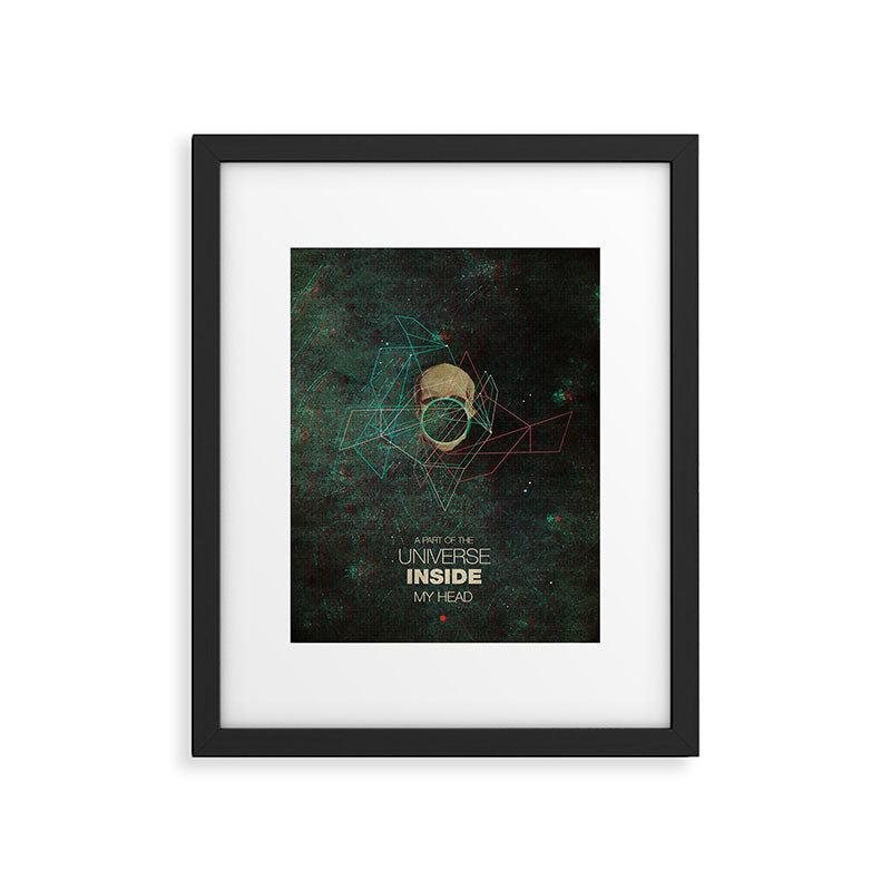 A Part Of The Universe Inside My Head Framed Art Print Gallery Image 5