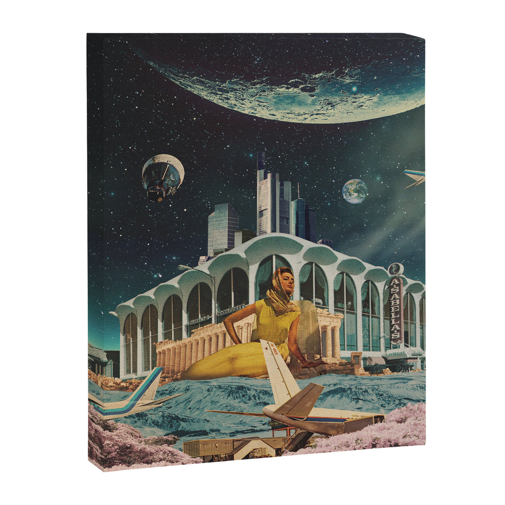 a Postcard from year 2345 Canvas Print Gallery Image 6