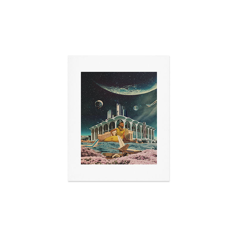a Postcard from year 2345 Art Print Gallery Image 1