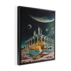 a Postcard from year 2345 Framed Canvas Print Gallery Image 2