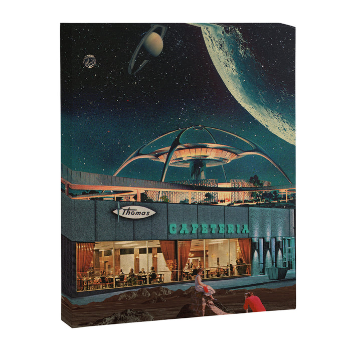 a Postcard from year 2346 Canvas Print Gallery Image 1