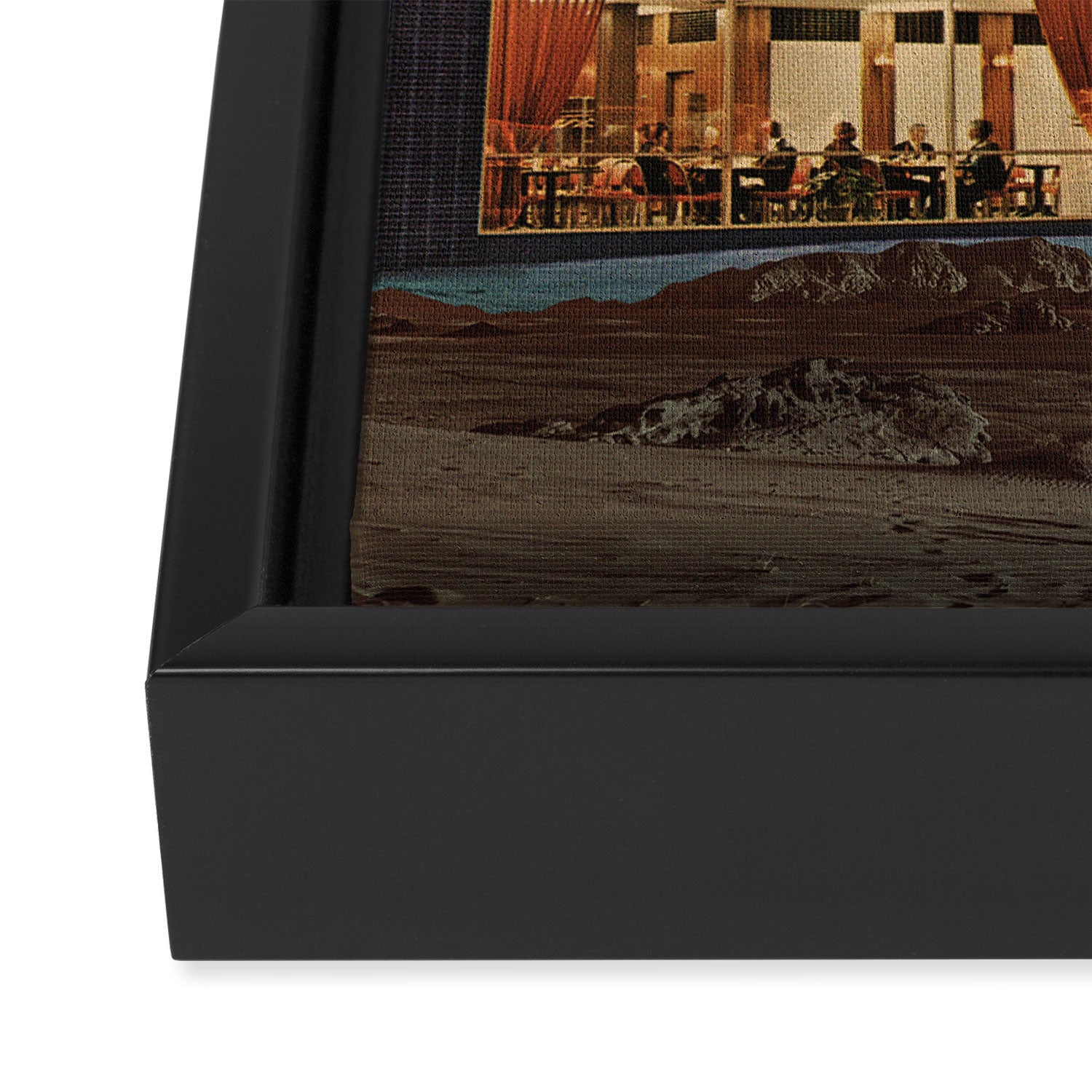 a Postcard from year 2346 Framed Canvas Print Gallery Image 3