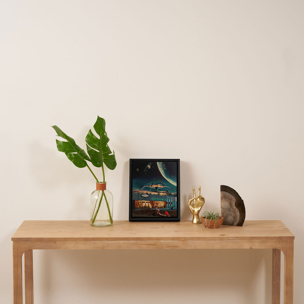 a Postcard from year 2346 Framed Canvas Print Gallery Image 4