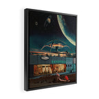 a Postcard from year 2346 Framed Canvas Print Gallery Image 2