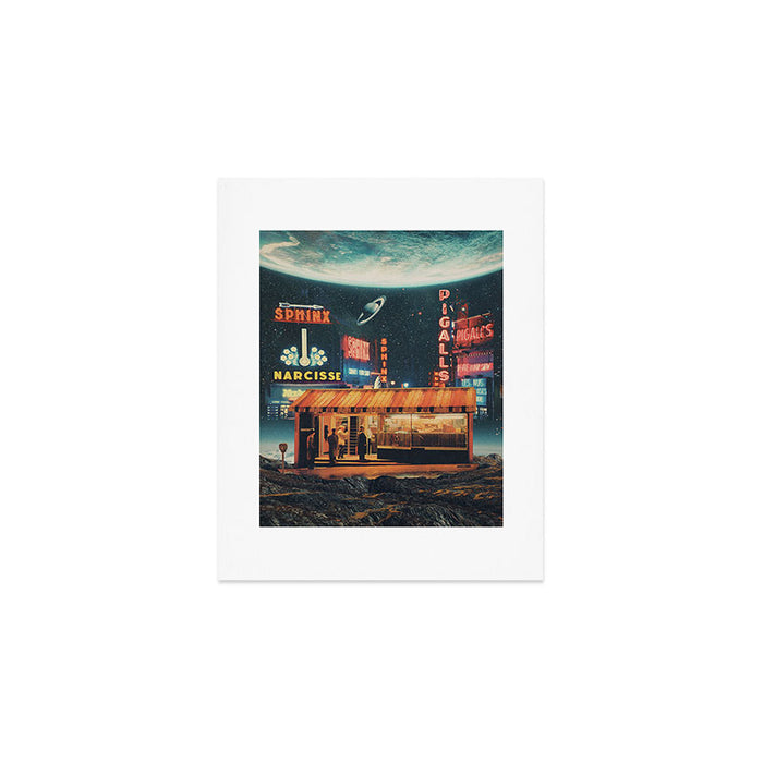 a Postcard from year 2347 Art Print Gallery Image 1