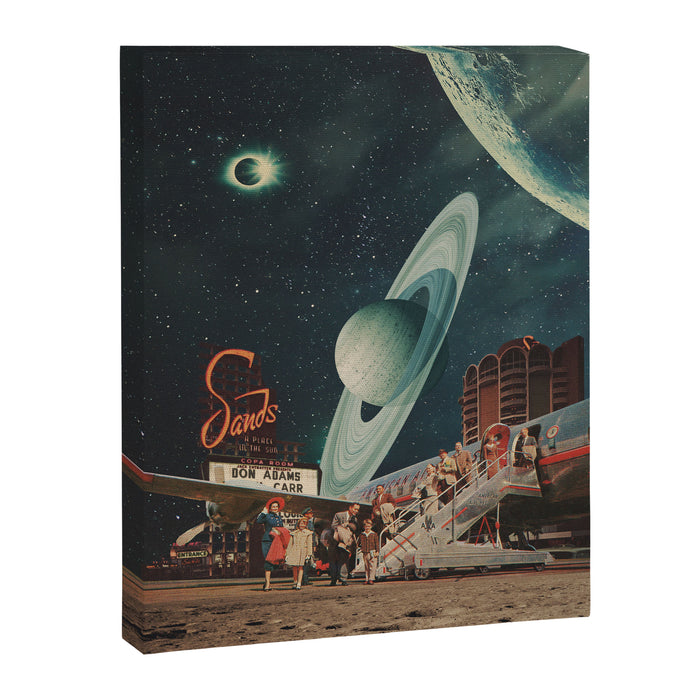 a Postcard from year 2348 Canvas Print Gallery Image 1