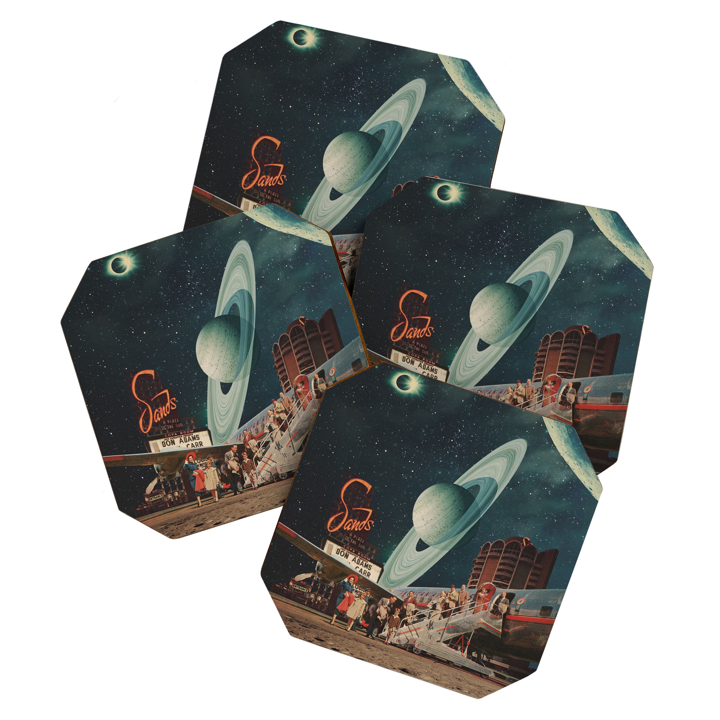 a Postcard from year 2348 Coaster Gallery Image 1