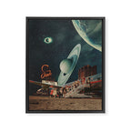 a Postcard from year 2348 Framed Canvas Print Gallery Image 6