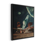 a Postcard from year 2348 Framed Canvas Print Gallery Image 2