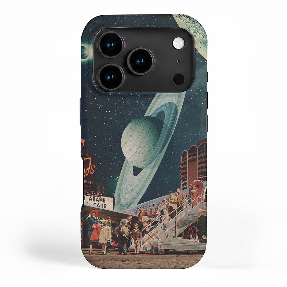a Postcard from year 2348 iPhone Case Gallery Image 1
