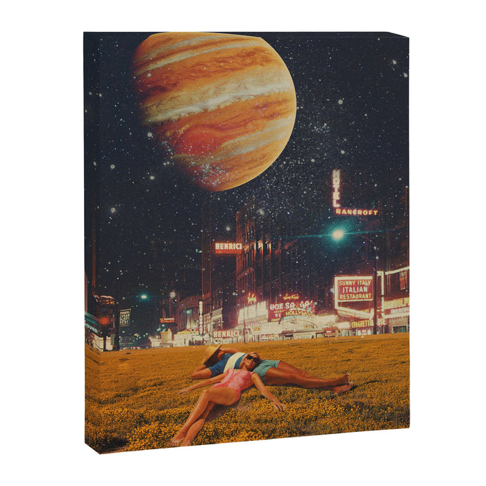 a postcard from year 2349 Canvas Print Gallery Image 1