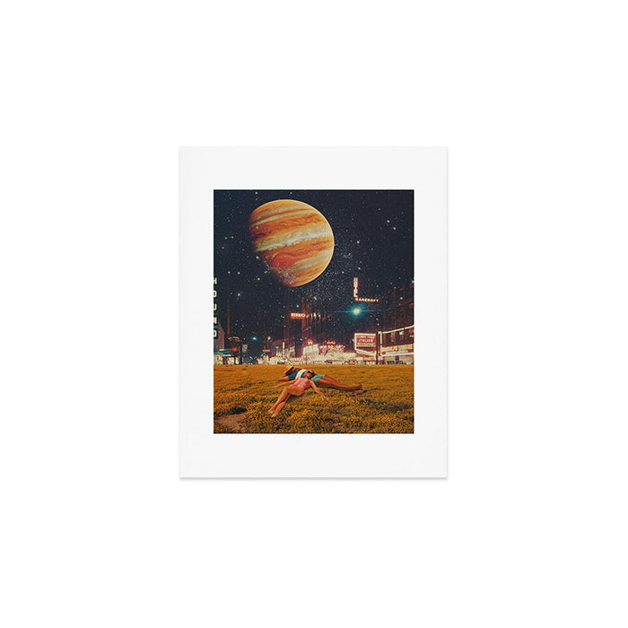 a postcard from year 2349 Art Print Gallery Image 1