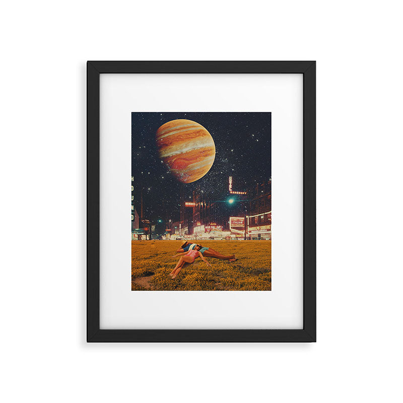 a postcard from year 2349 Framed Art Print Gallery Image 5
