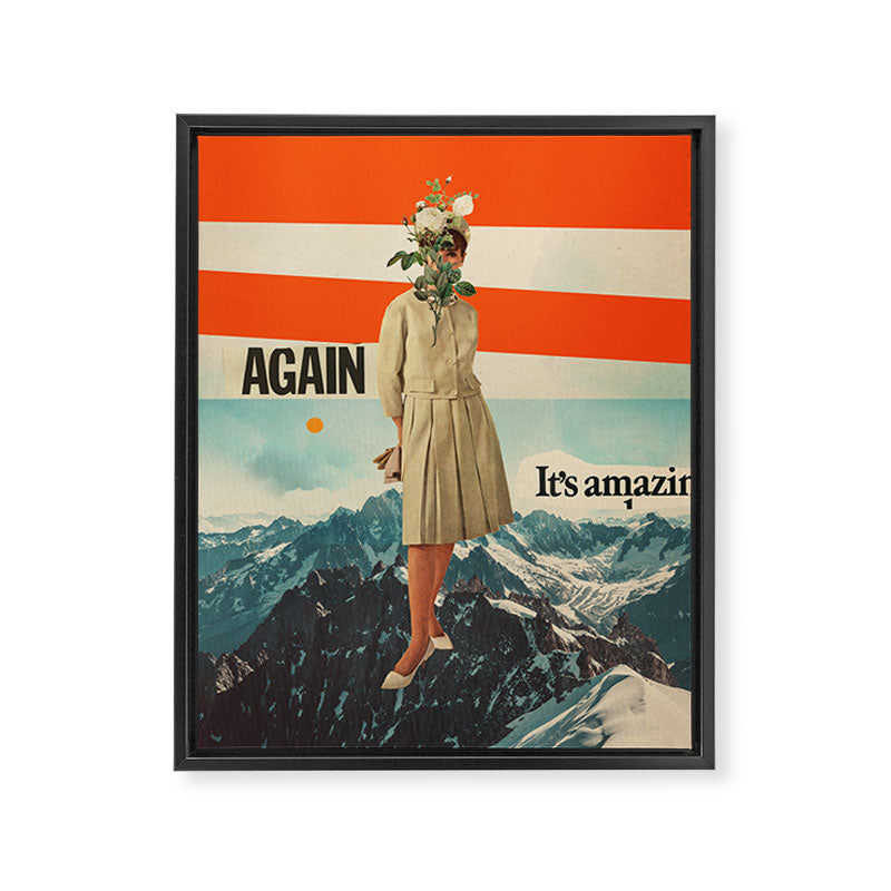 Again, It's Amazing Framed Canvas Print Gallery Image 6