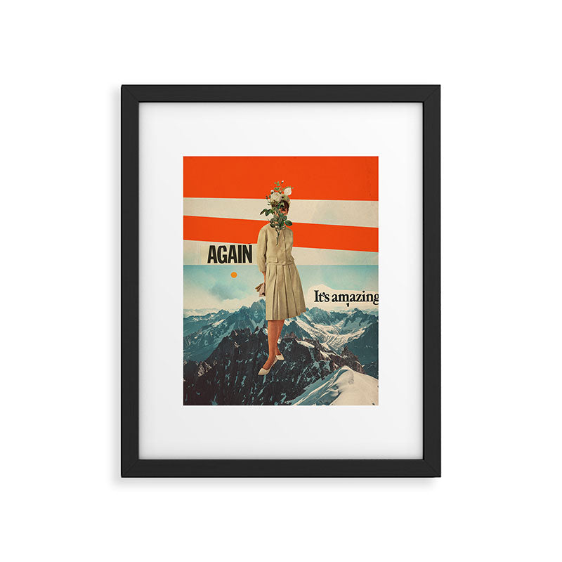 Again, It's Amazing Framed Art Print Gallery Image 5
