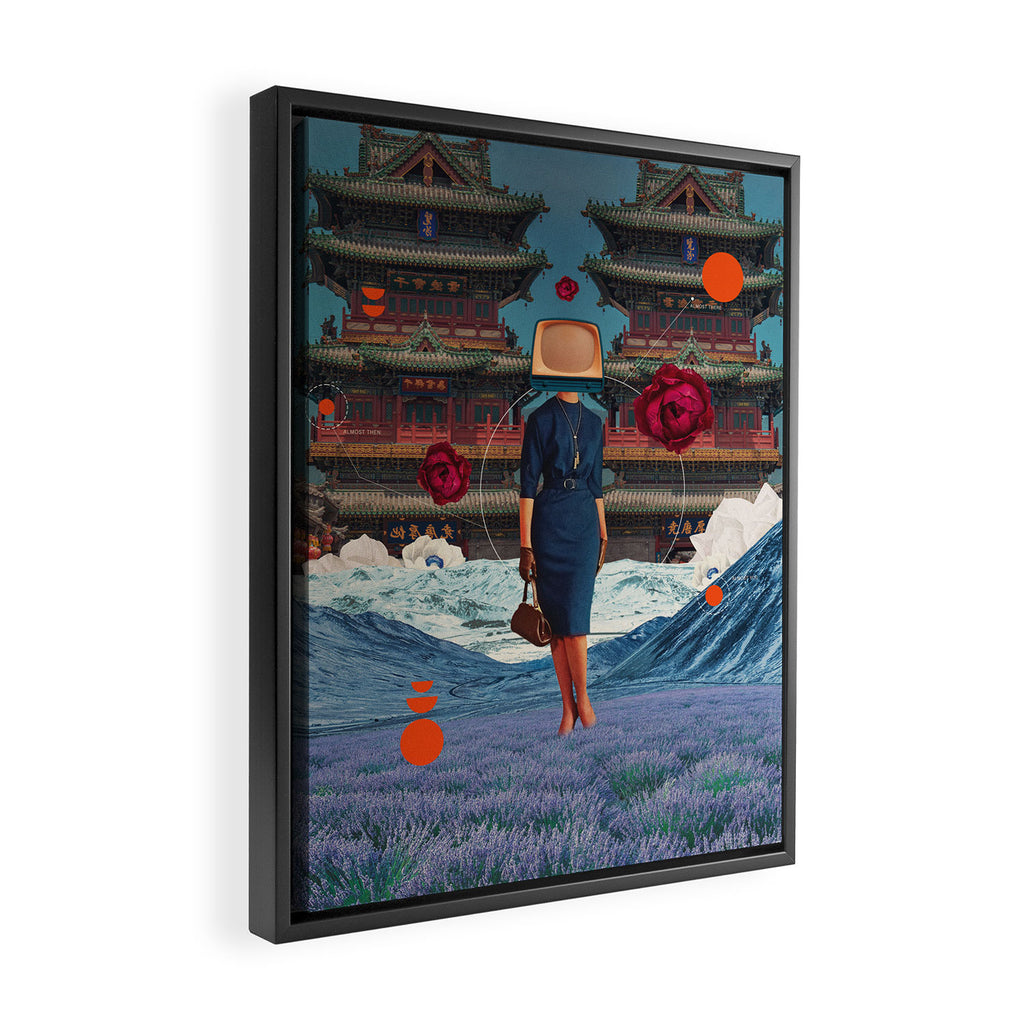 Almost There, Almost Then. Framed Canvas Print Gallery Image 2