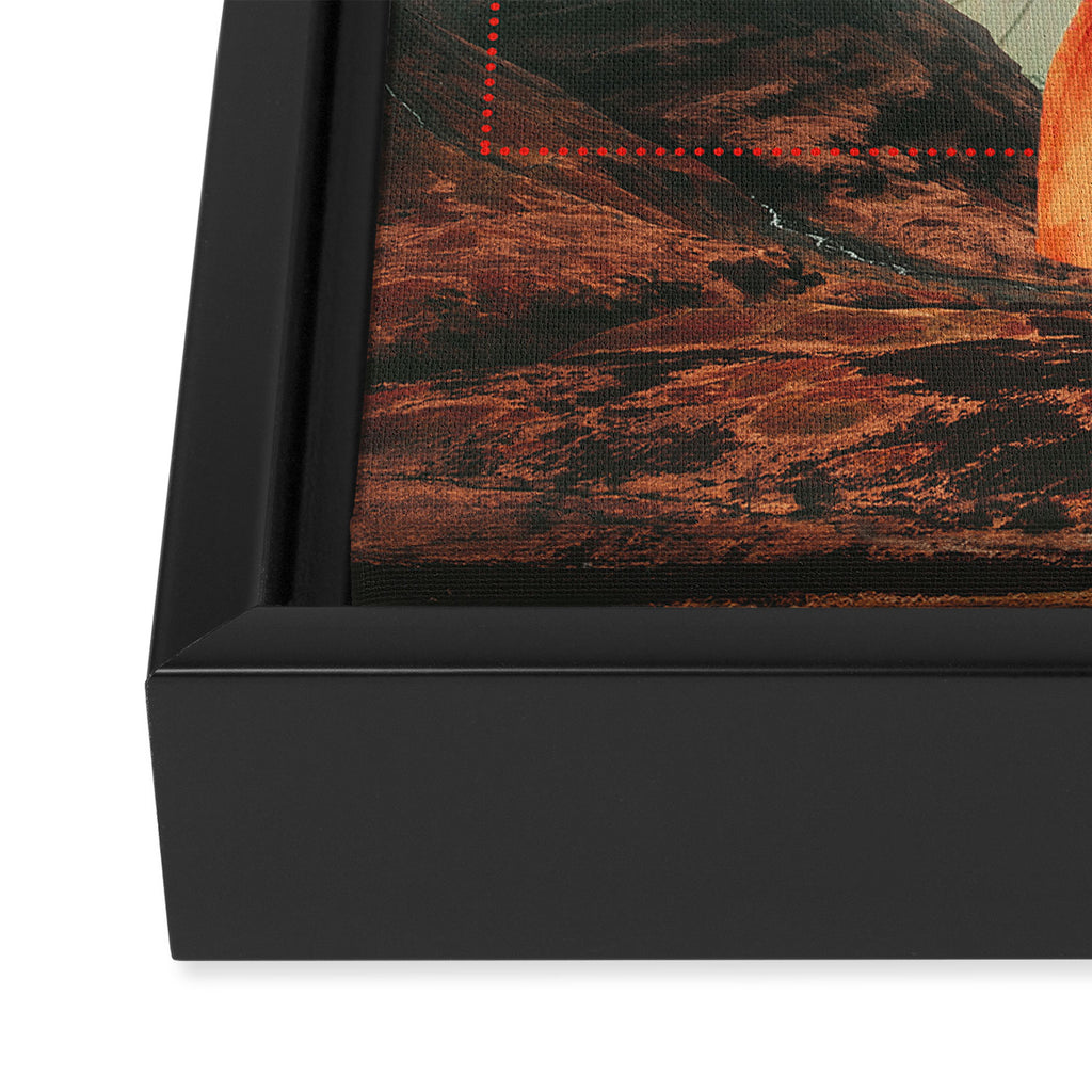 Antarctic Broadcast Framed Canvas Print Gallery Image 3