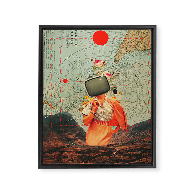 Antarctic Broadcast Framed Canvas Print Gallery Image 6