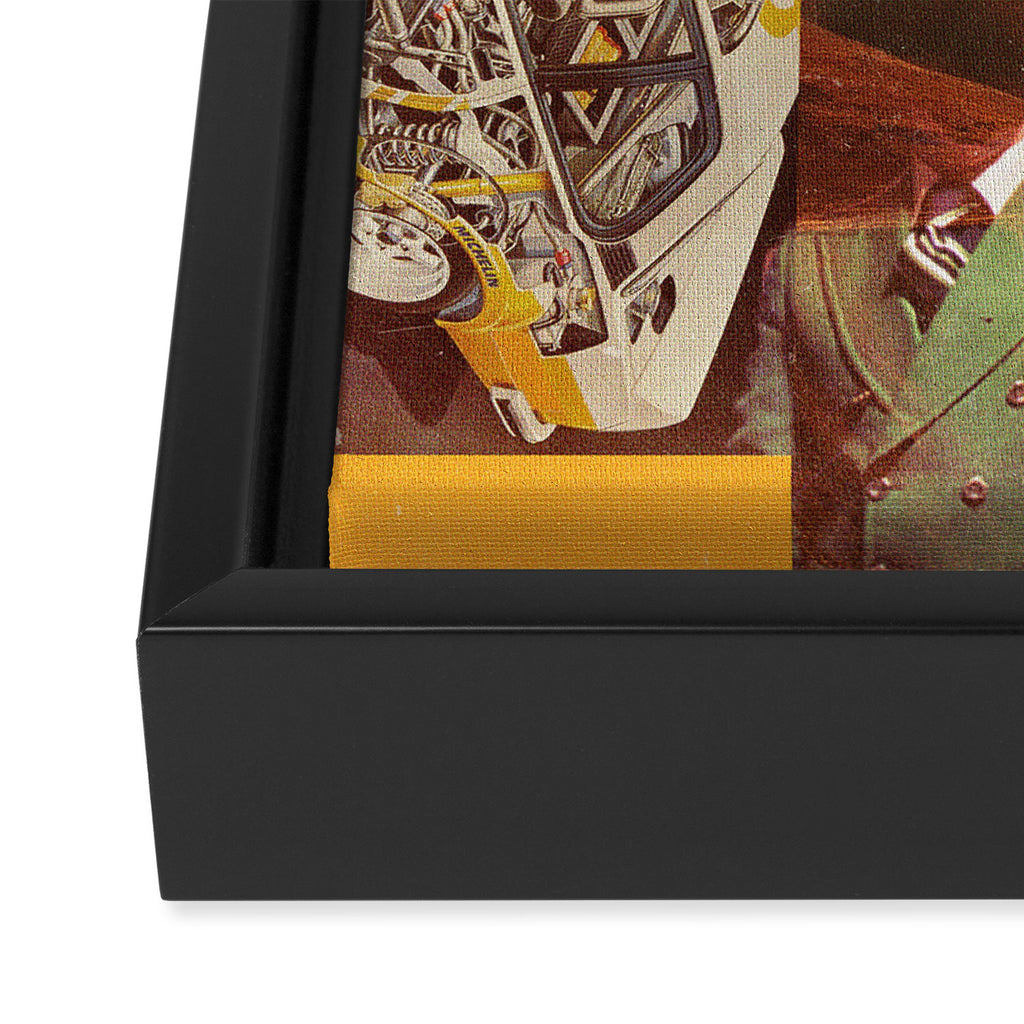 Archival World Framed Canvas Print Gallery Image 3